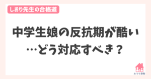 思春期と反抗期の違いを知れば、子供との向き合い方が楽になる - おうち受験コーチング